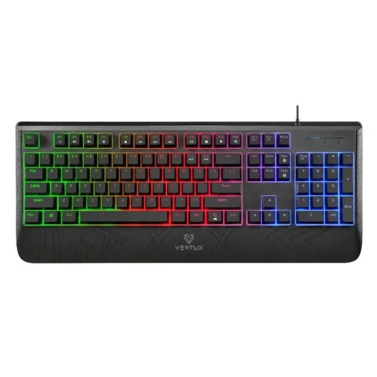 Vertux-Rapid Wired Semi-Mechanical Gaming Keyboard &bull; Rainbow Backlight